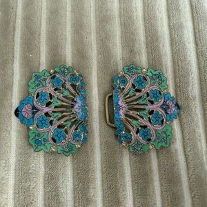 Vintage Floral Belt Buckles